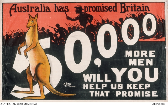 Image of War Poster - Courtesy of of the Australian War Memorial - Out of Copyright